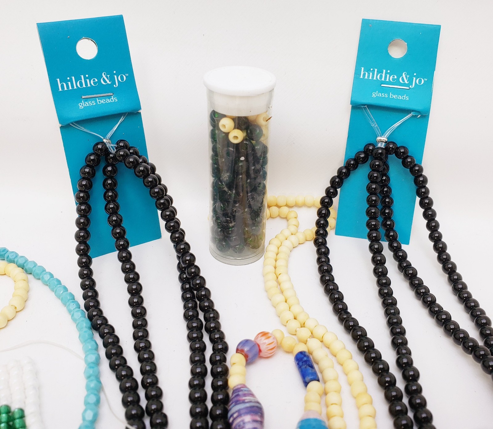 Lot of Glass Bead Necklaces Hildie & Jo and Other Beads Plus FREE Beads