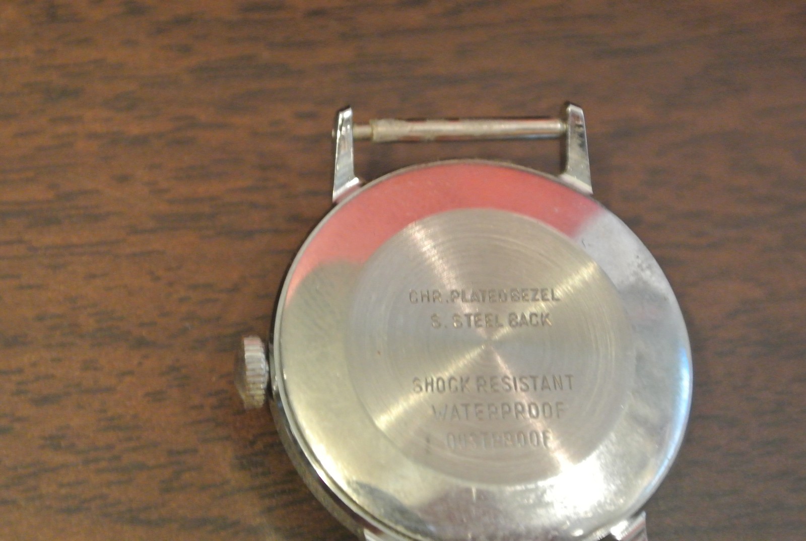 Vintage Mickey Mouse Watch Ingersoll Disney Wind Up Chrome Plated WORKS