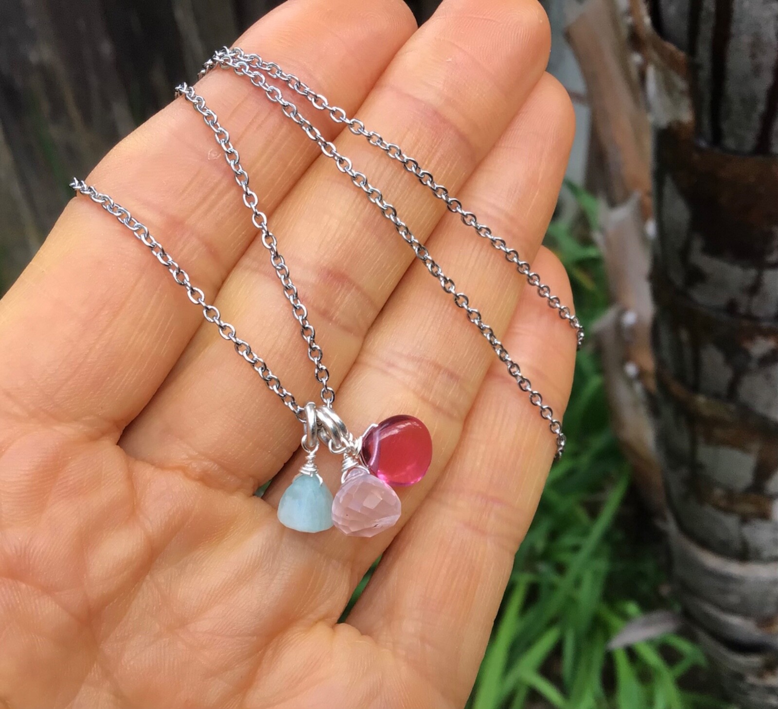 NEW SUNDANCE CHARM HANDMADE NECKLACE ARTISAN NATURAL GEMSTONE JEWELRY