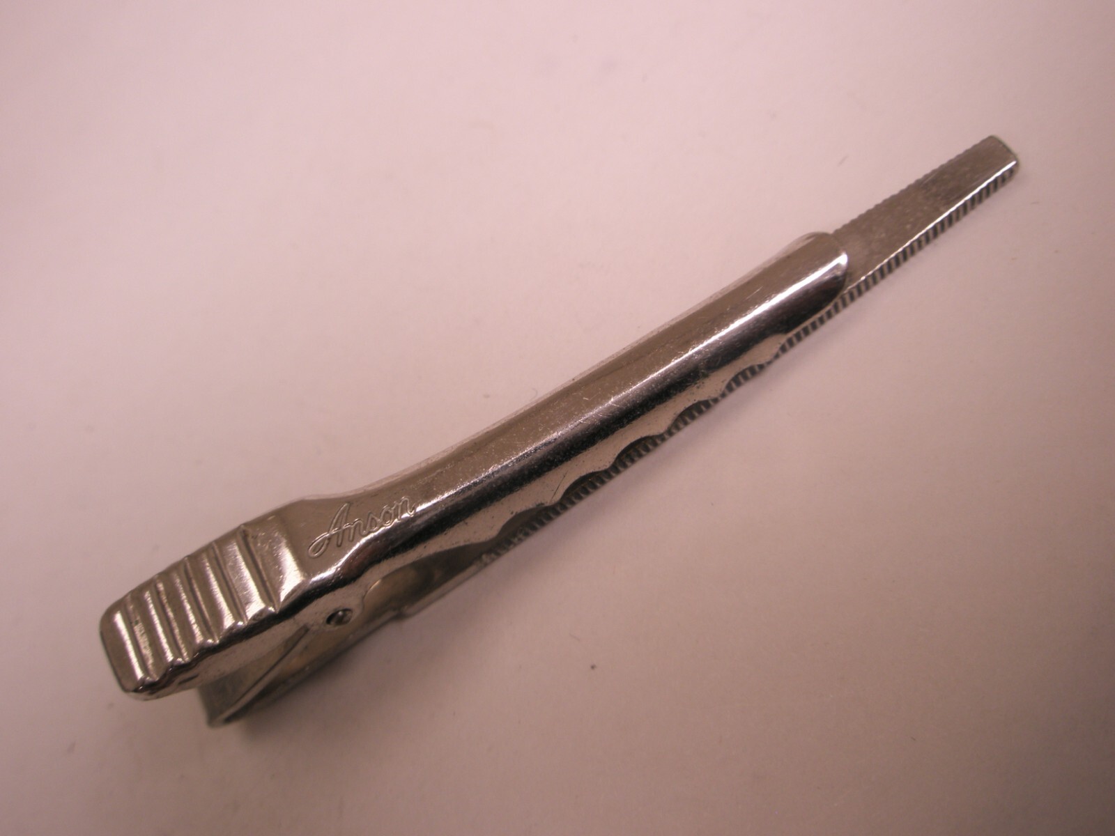 Simonds Bastard Rasp File Vintage ANSON Tie Bar Clip double course tools