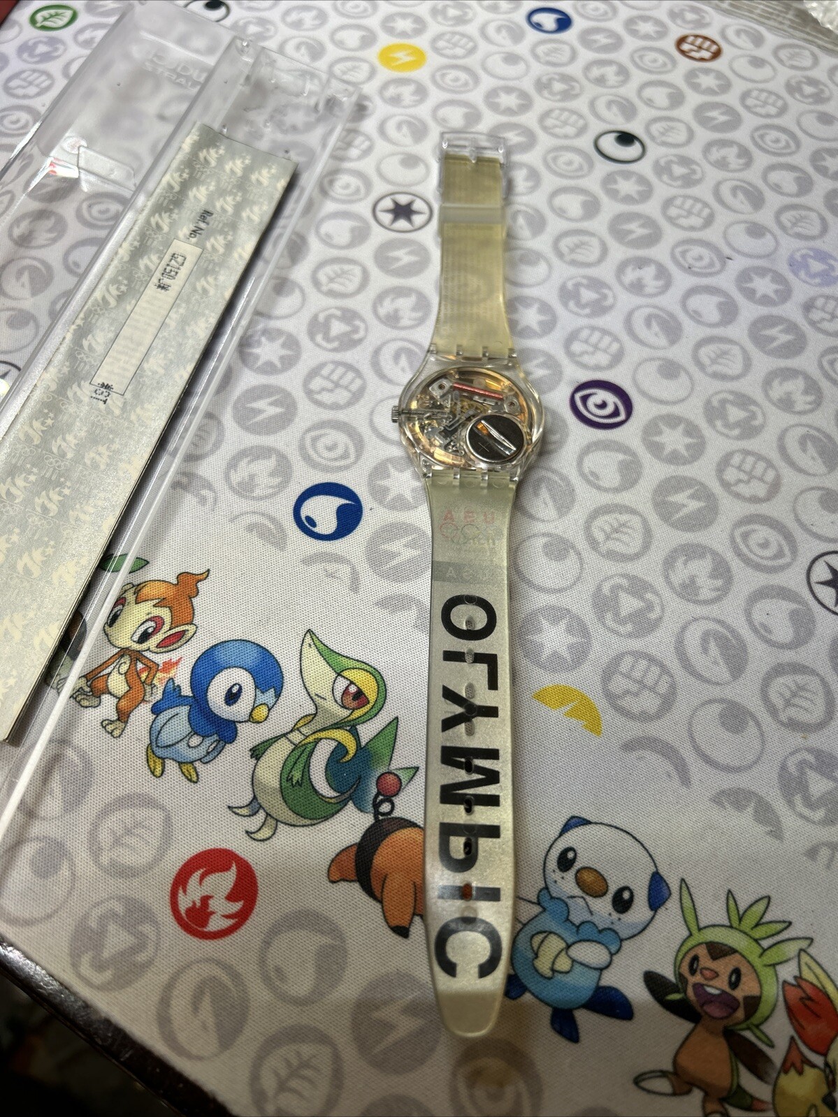 BRAND NEW! Vintage Swatch Olympic Team Watch Women Swiss Made Atlanta 1996