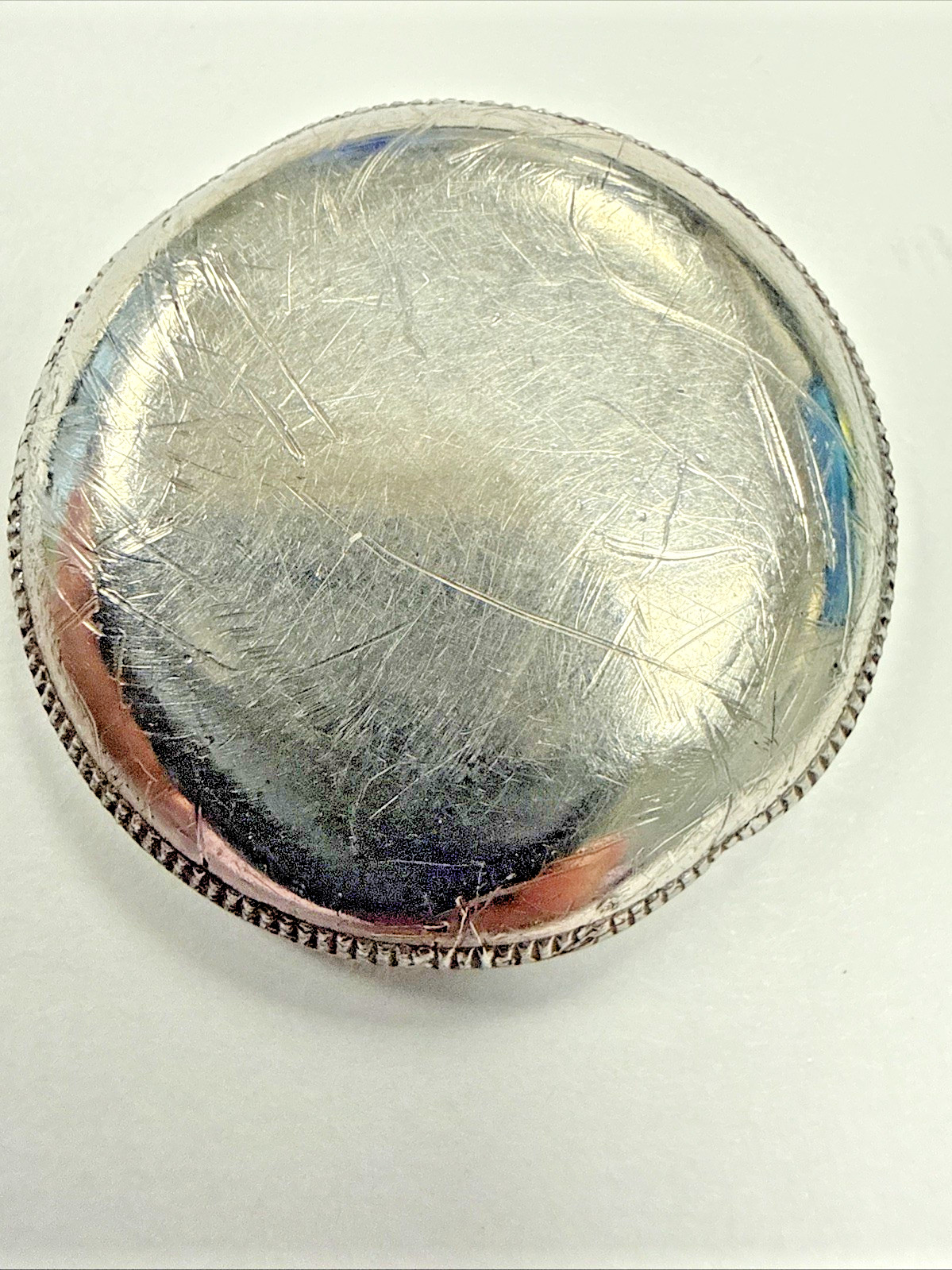 Rolex 3372 Vintage 1940s Bubbleback Steel Watch Case Back For Repair e12207