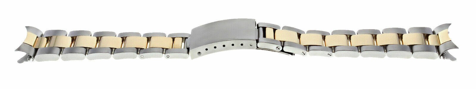 20MM 14K GOLD TWO TONE OYSTER BAND FOR ROLEX DATEJUST 16220 16248 16263 16364