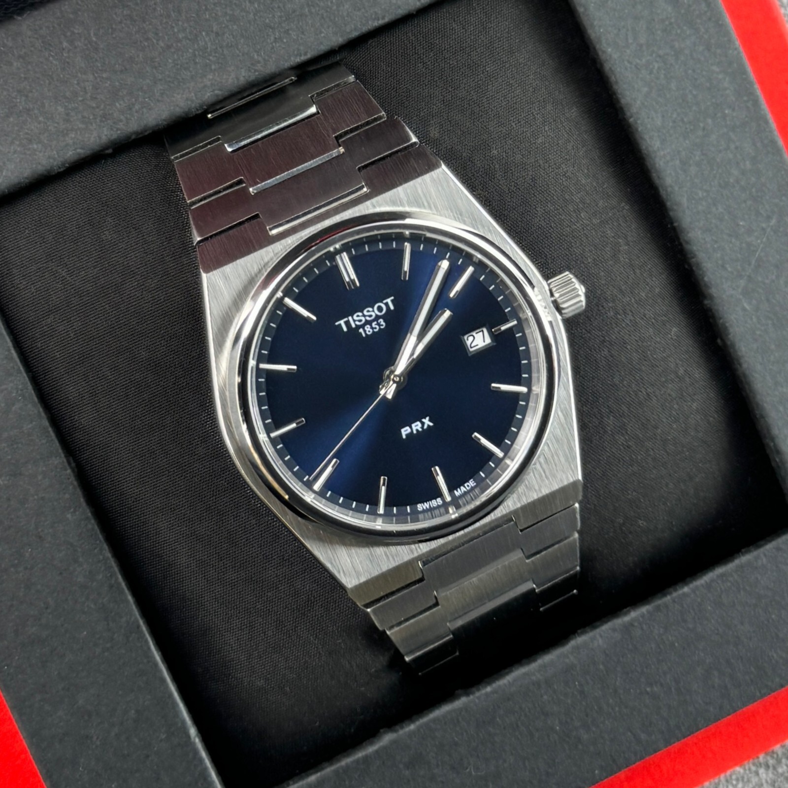 TISSOT PRX T Classic -STAINLESS STEEL Blue DIAL Men’s WATCH T137.410.11.041 40MM