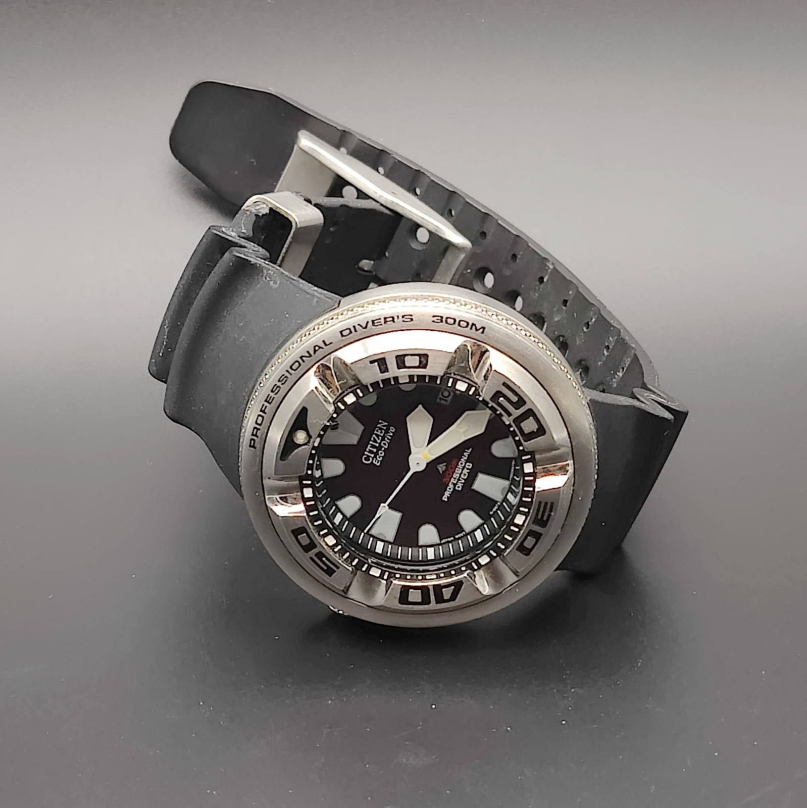 Citizen Promaster BJ8050-08E Eco-Drive Diver Watch Adapters and two extra straps