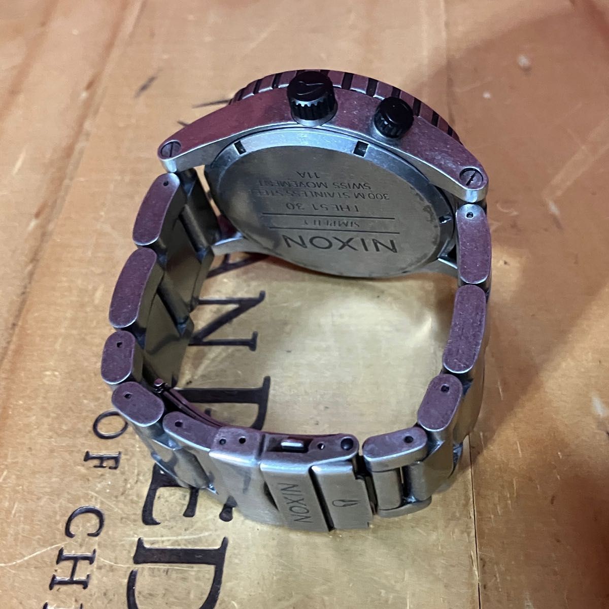 Star Wars x Nixon 51-30 TIDE GRAF Watch Men’s Black STEEL 300m/30 atm Rare color