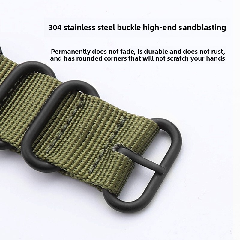 For Casio G-shock Quality Nylon Watch Band Strap DW-5600 GA-110 Connector 16mm