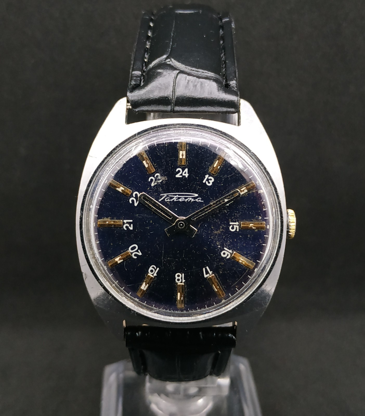 Men’s Dress Casual Vintage USSR Watch Raketa Mechanical 2609.HA Retro Soviet ☭