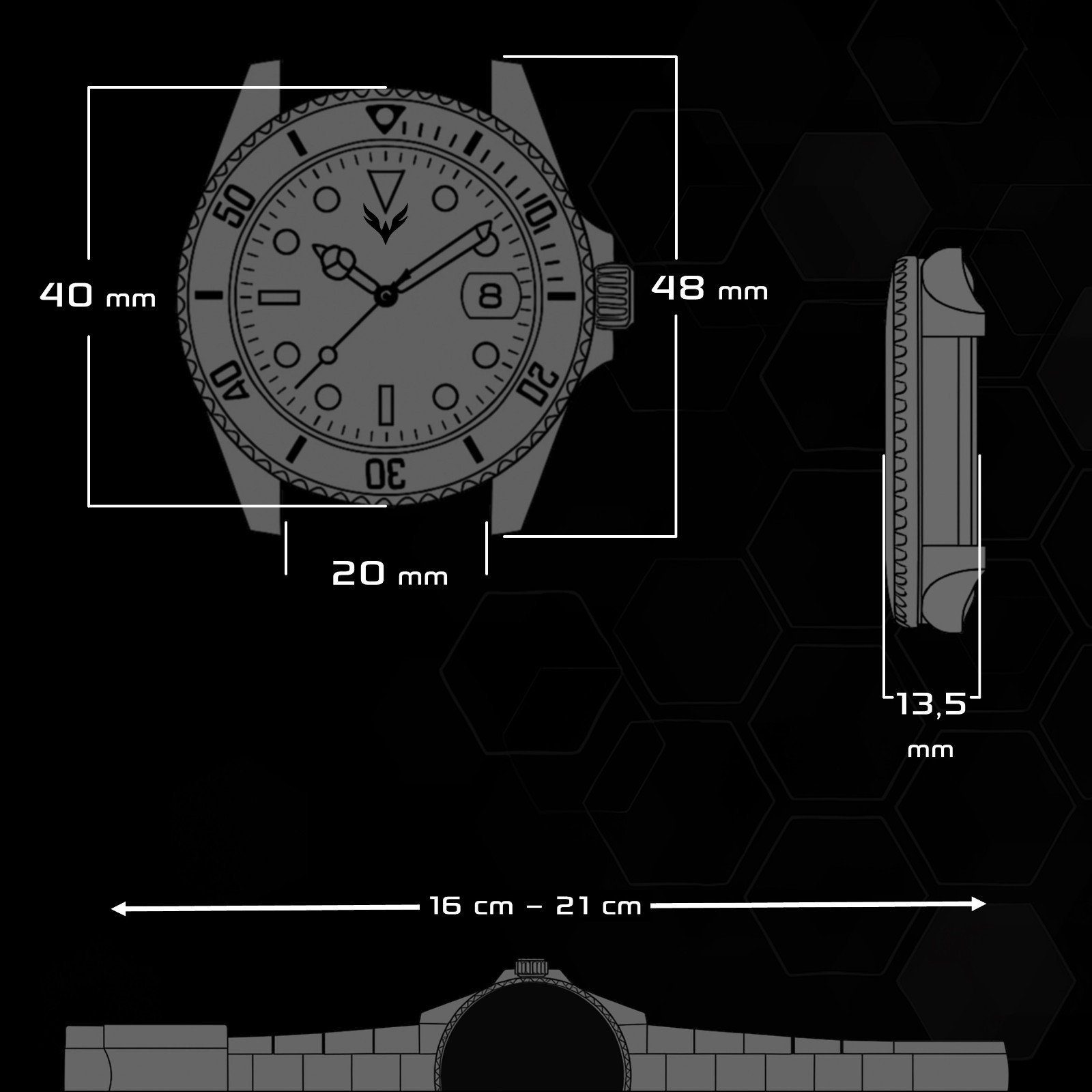 Phoenix Subtrack Vespa 10ATM Automatic Watch with Miyota Rose Gold Movement