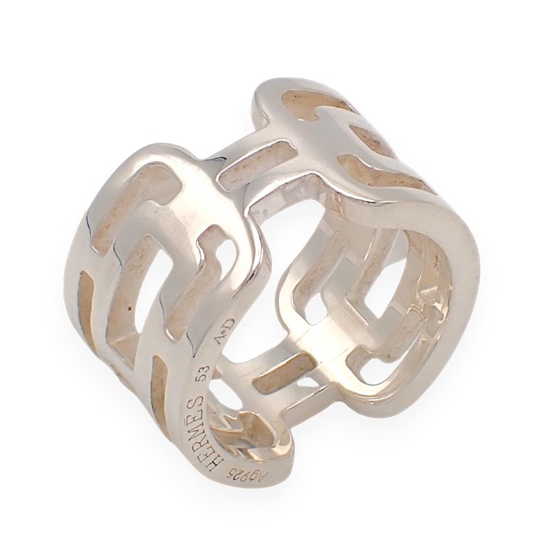 HERMES #13(JP Size) ring Silver925 Women