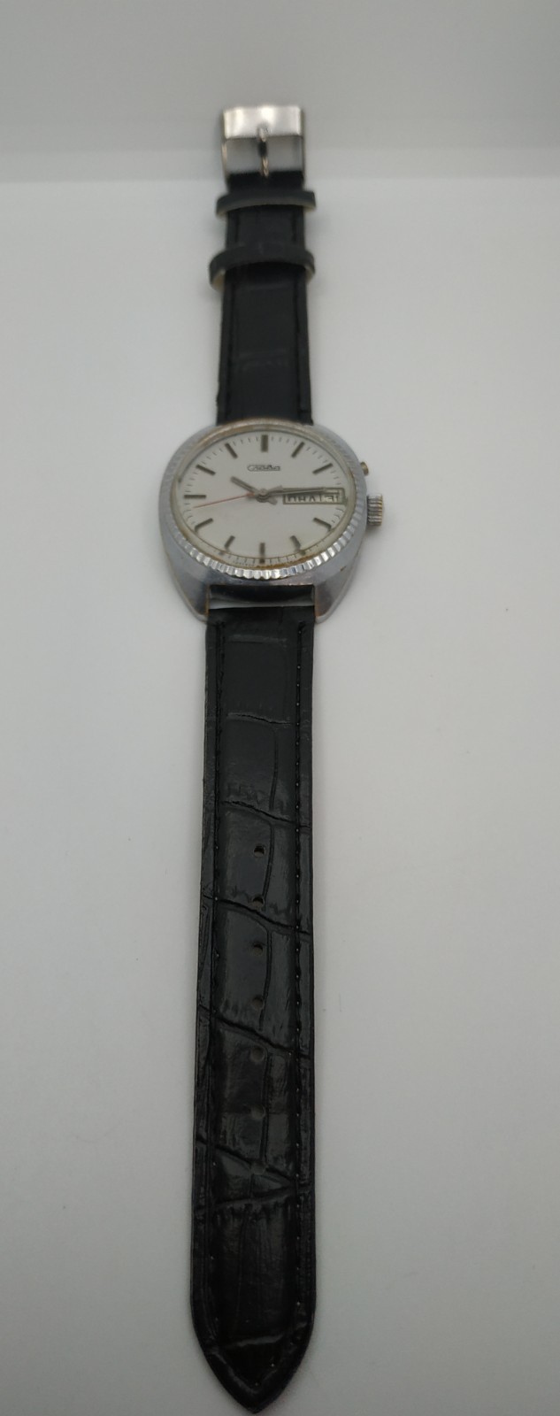 Dress Men’s Watch SLAVA Vintage USSR Mechanical SERVICED Retro Soviet Russia