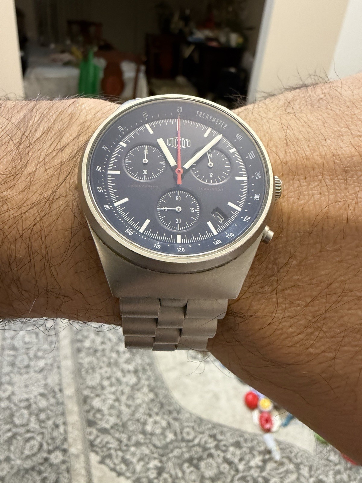 Duxot Consillio Meca-Quartz Chronograph Mens Watch Sapphire DX-2008