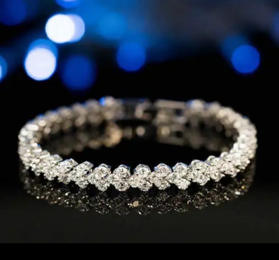 3 Colors Bracelet Crystal Silver Gold And Rosegold