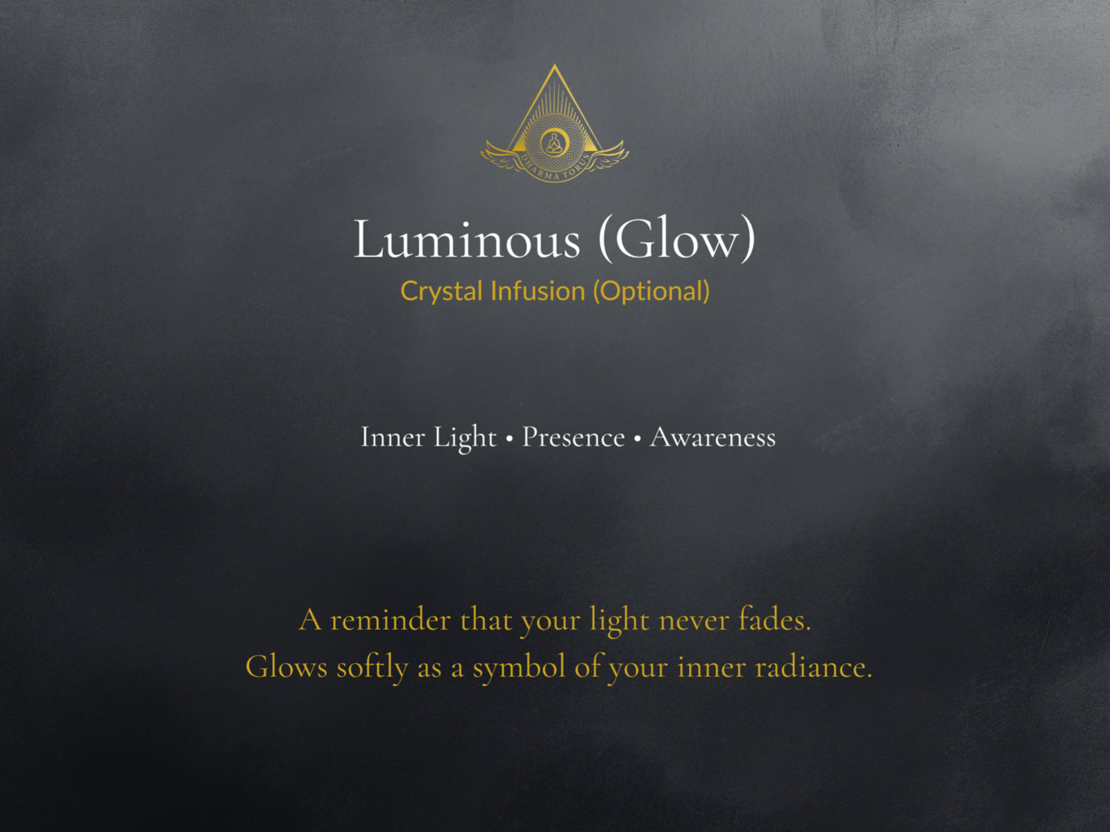 Luminous Glow in the Dark Torus Pendant Sacred Geometry Necklace