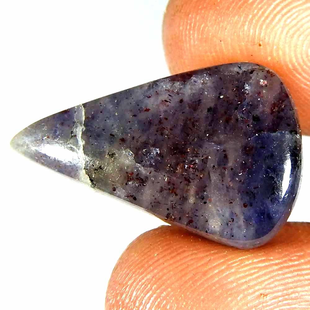 15.95 Cts. Natural Iolite Sunstone Pear Cabochon 22x14x6 Loose Gemstone
