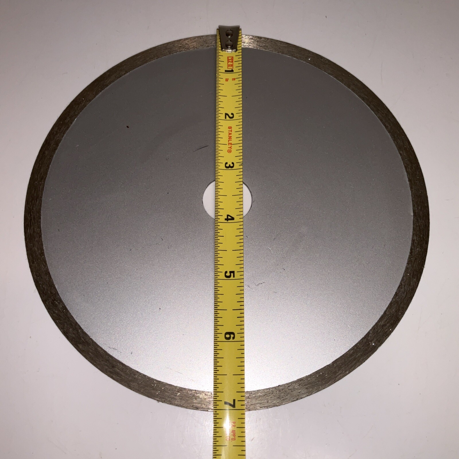 7” Continuous Rim Diamond Saw Blade Sintered Cutting Blade As Pictured