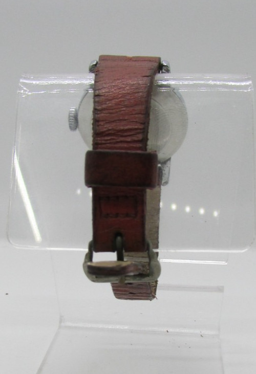 US Time Mickey Mouse Ingersoll 24mm Silver Tone Manual Wrist Watch