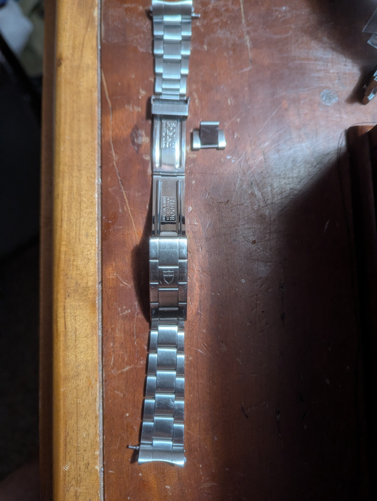 Tudor Oyster Chronotime Snowflake Bracelet 20mm Submariner Flip Lock Folded Band