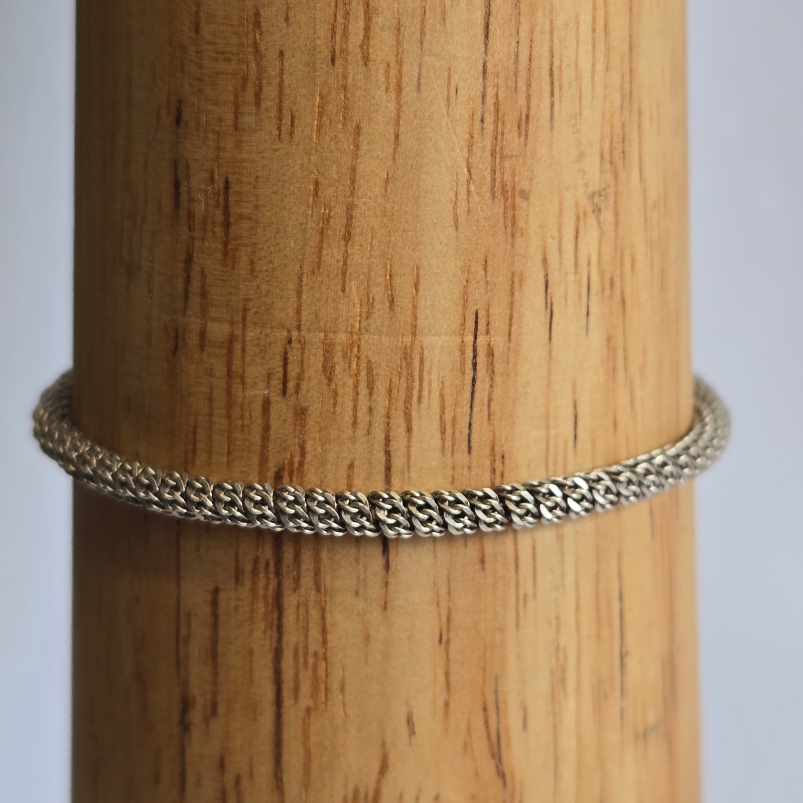 Sterling Silver Bracelet 7.71g Fine Jewelry 7.5″ Unique Chain Lobster Clasp
