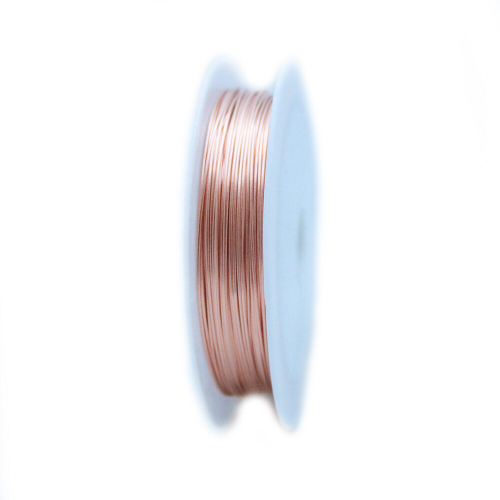 99.9% Pure Copper wire Half Hard Half Round 20 21 22 24 Gauge Made in USA
