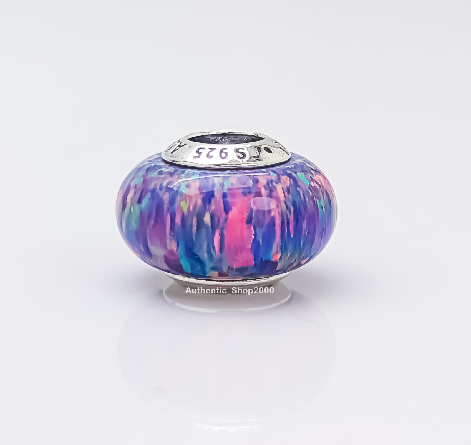 New 100% Authentic PANDORA 925 Ale Lab Opalescent Purple Charm 791691C05