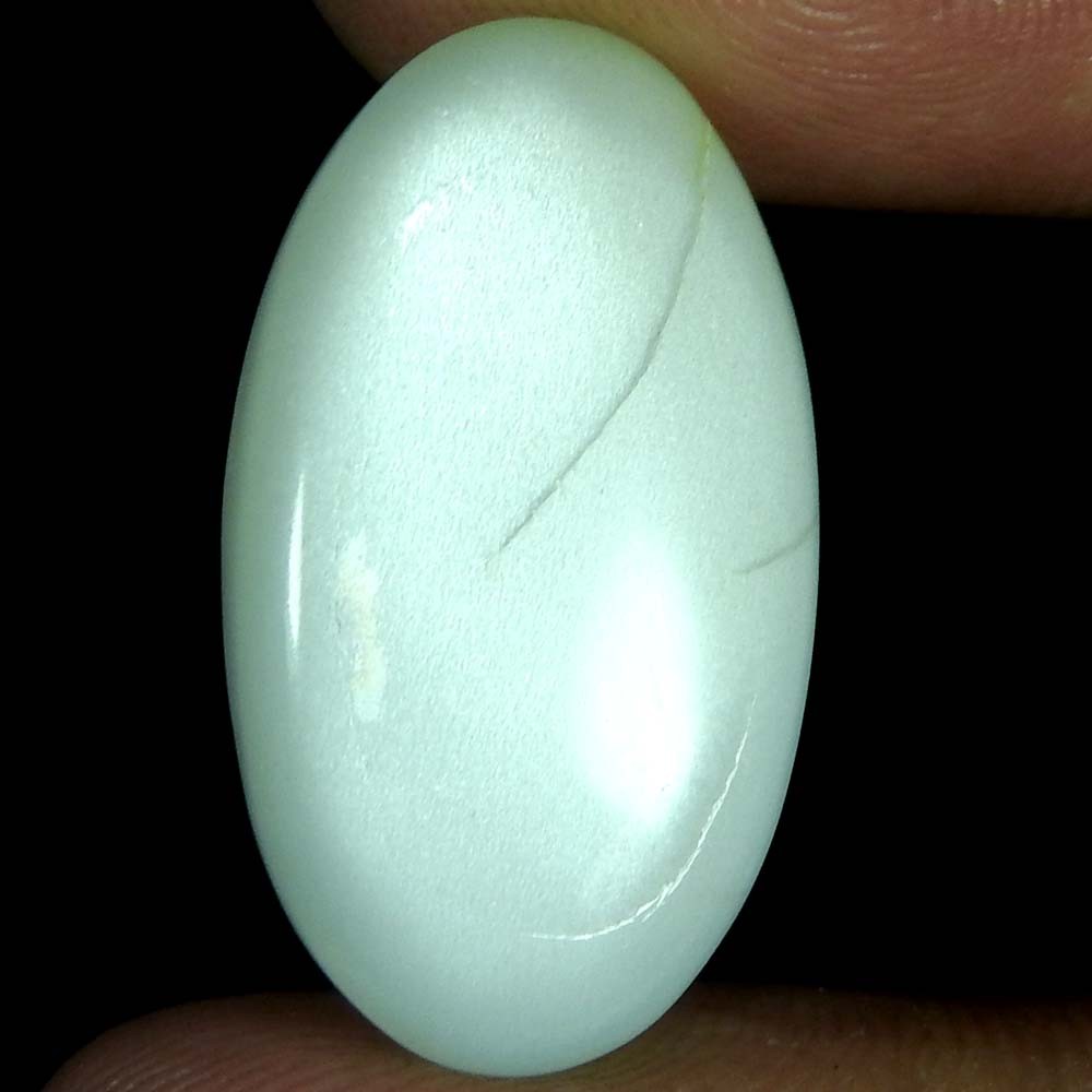 13.75Cts100%Natural Quality Silky Monnstone Oval Cabochon Loose Gemstone