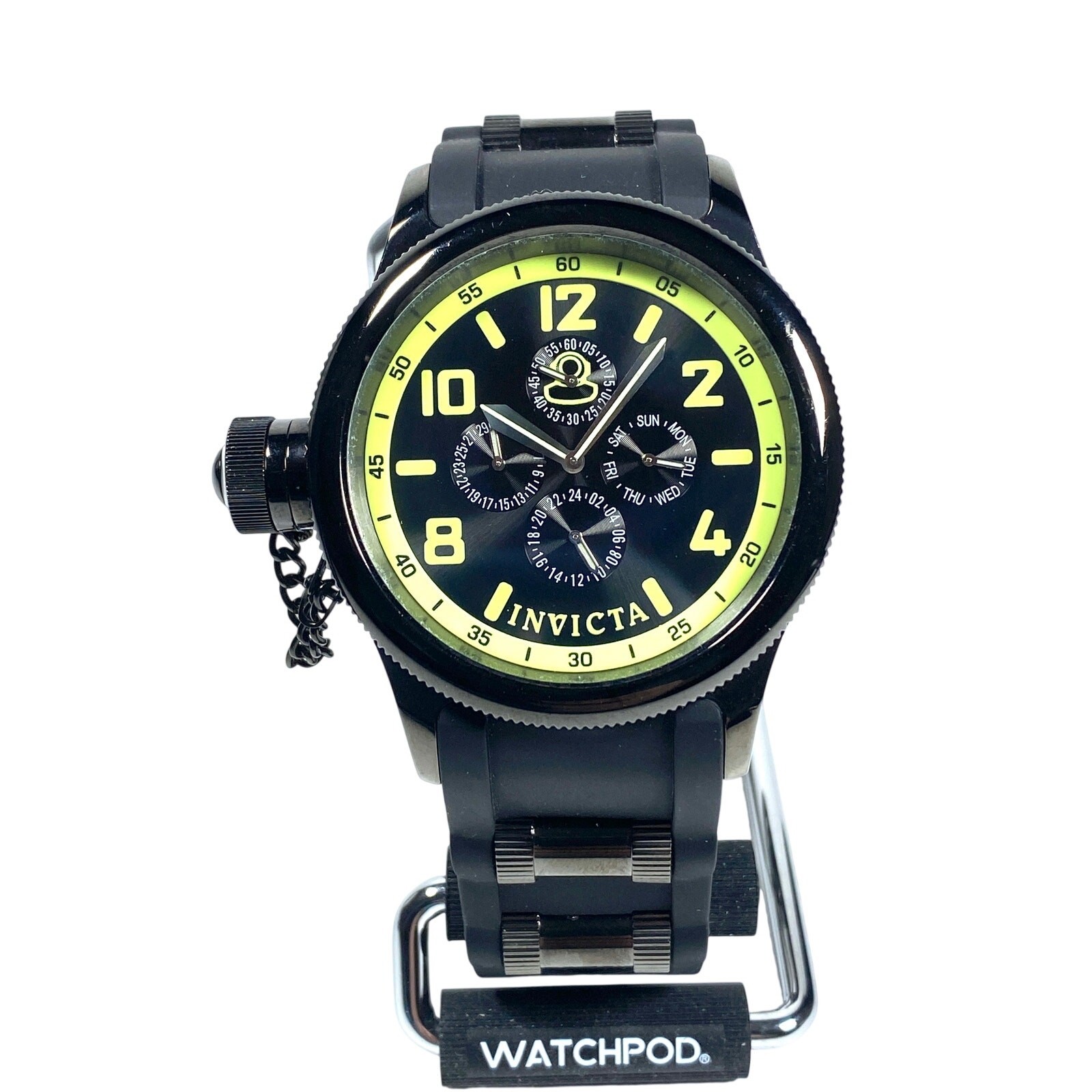 Invicta Model 1805 1959 Russian Diver 48.5mm Mens Watch Chronograph GMT WR 100m