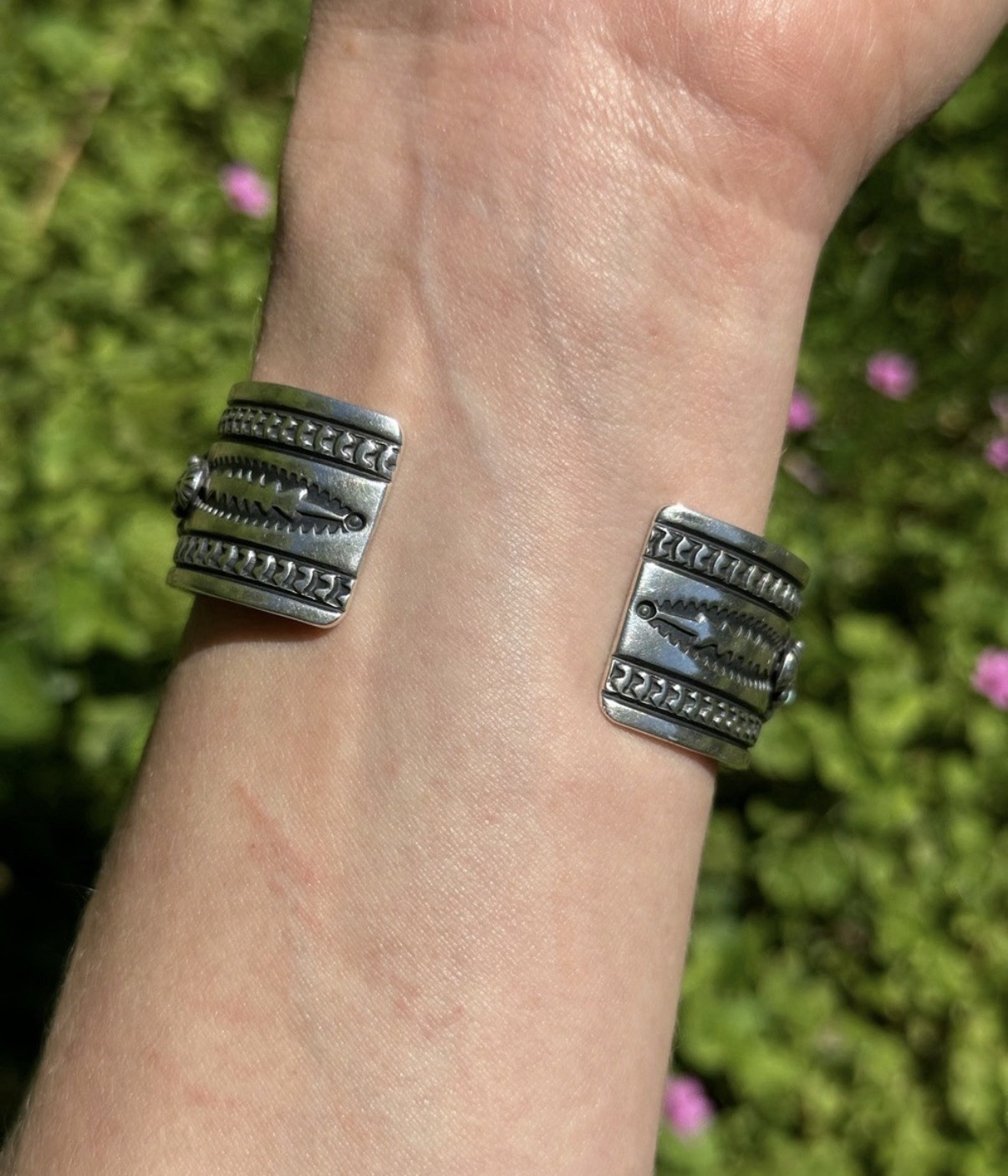 Happy Piasso Sugilite and Number 8 Turquoise Cuff