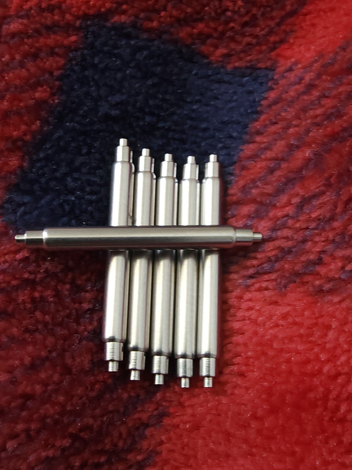 4 PC 22mm OEM SEIKO 2.5mm FAT Stainless Spring Bars PROSPEX Non-Fring 1.1mm Tip