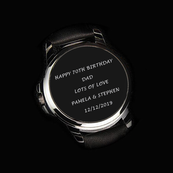 ALBANIA ALBANIAN FLAG EAGLE GENTS MENS WRIST WATCH BIRTHDAY BEST GIFT ENGRAVING