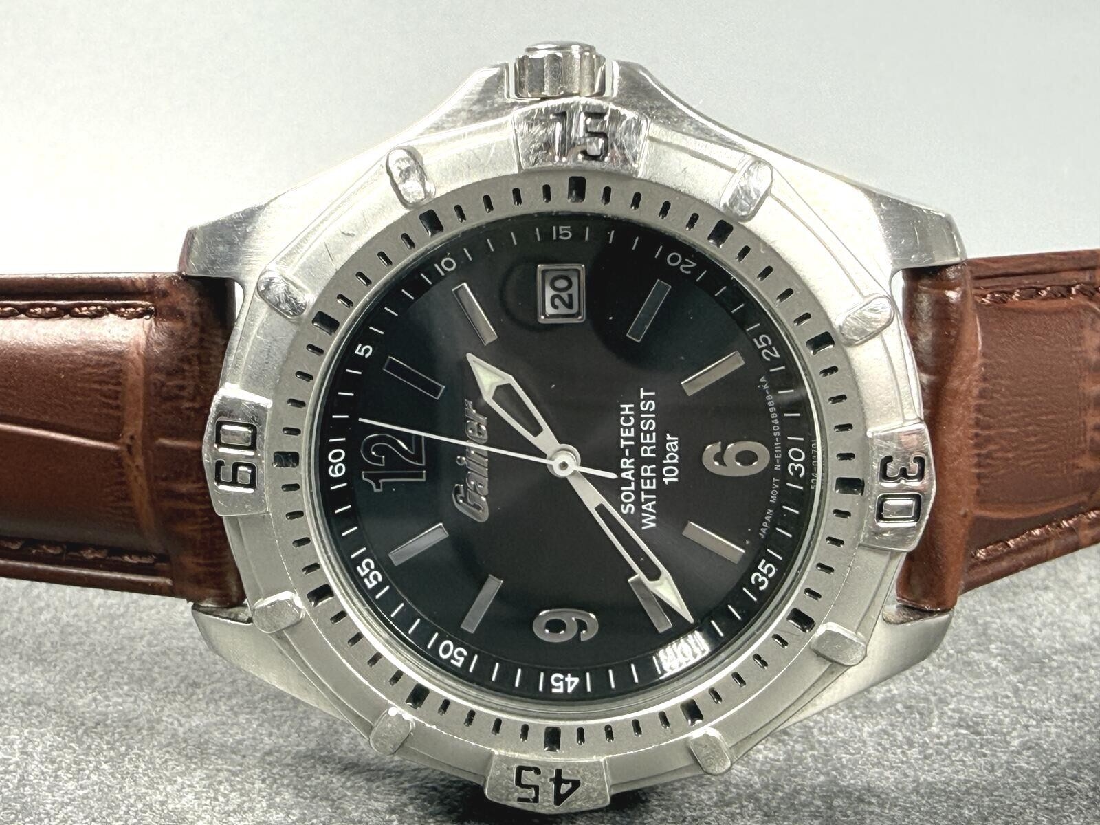 Citizen Gainer Solar-Tech E111-S029155 Date 39mm Men’s Watch New Battery