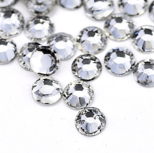 Crystal Flat Back Round ACRYLIC Hydro Gemstone 3 mm 4 mm 5 mm 6 mm 7 mm 8 mm