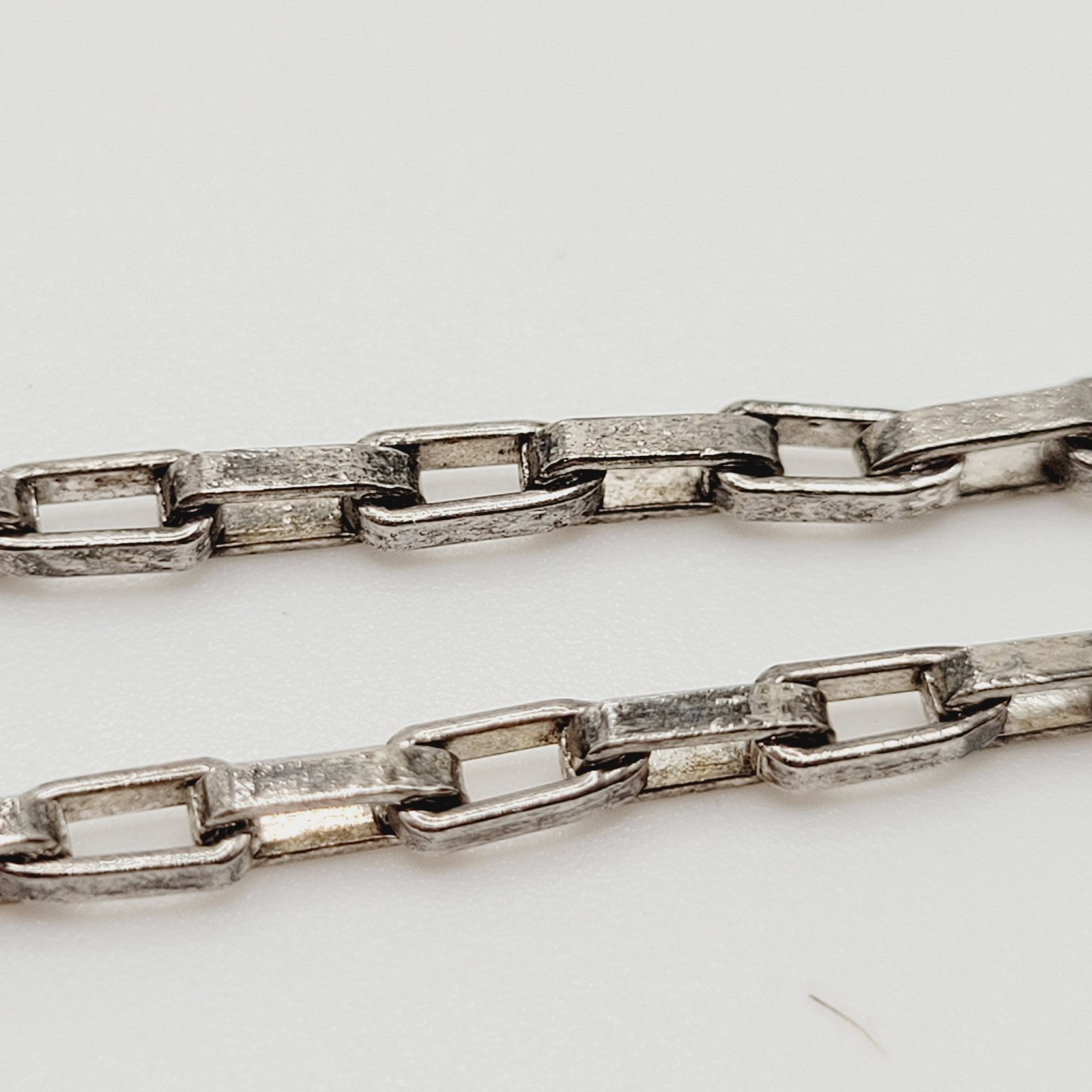 Dainty Rhinestone Choker Collar Art Deco Eye Part Chain Vintage Necklace 15 Inch