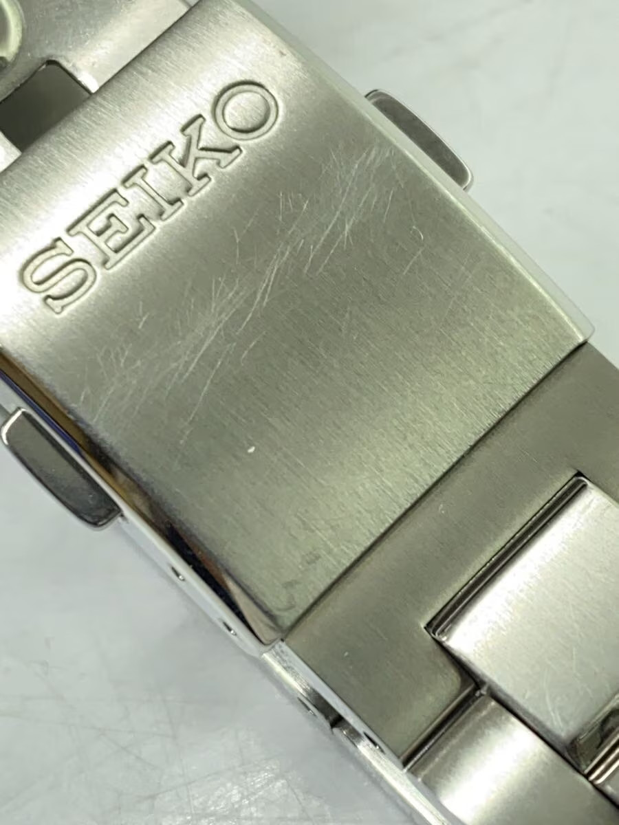 SEIKO Solar Watch Analog Stainless NVY SLV 7B72 0AC0