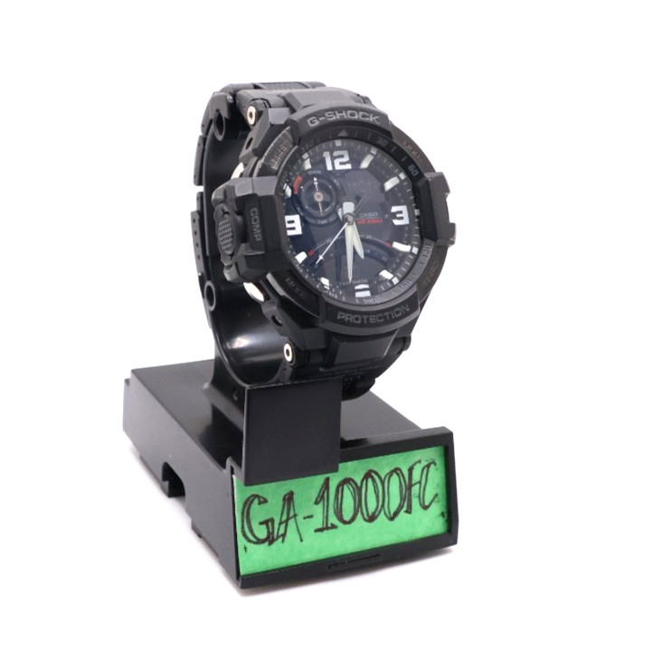 CASIO G-SHOCK GA-1000FC, “Gravitymaster” Metal and Plastic Bracelet