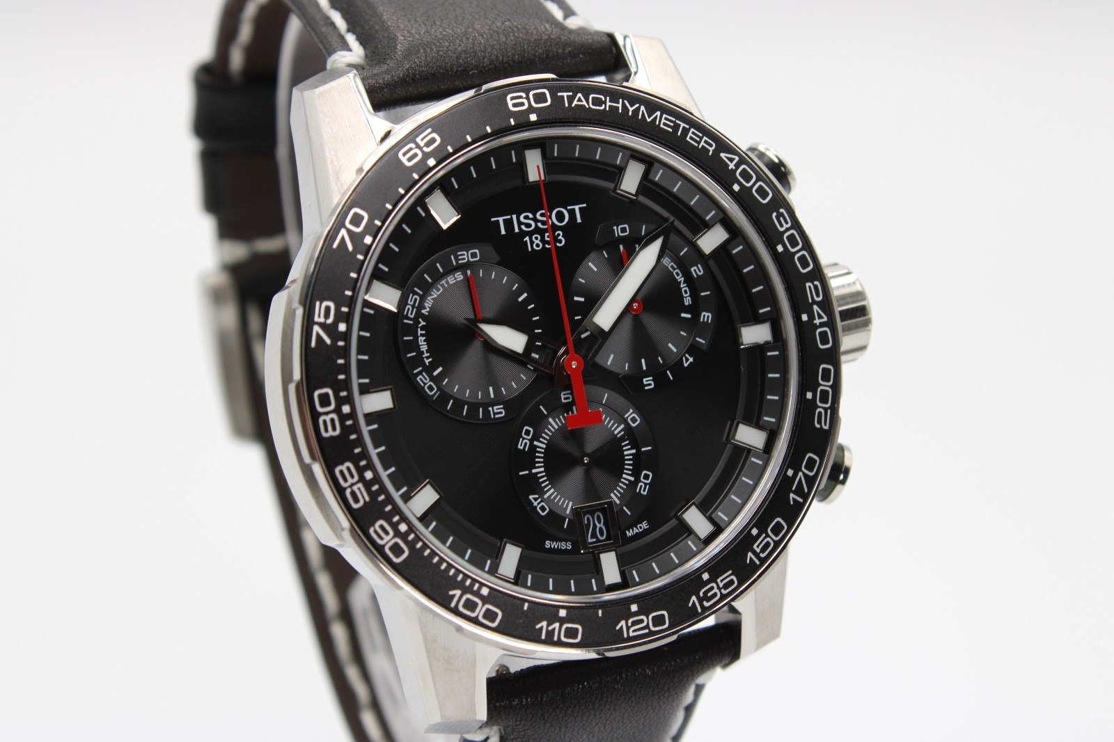 TISSOT Supersport Chrono T125.617.16.051.00 Quartz Black Dial Men’s Watch 45.5mm