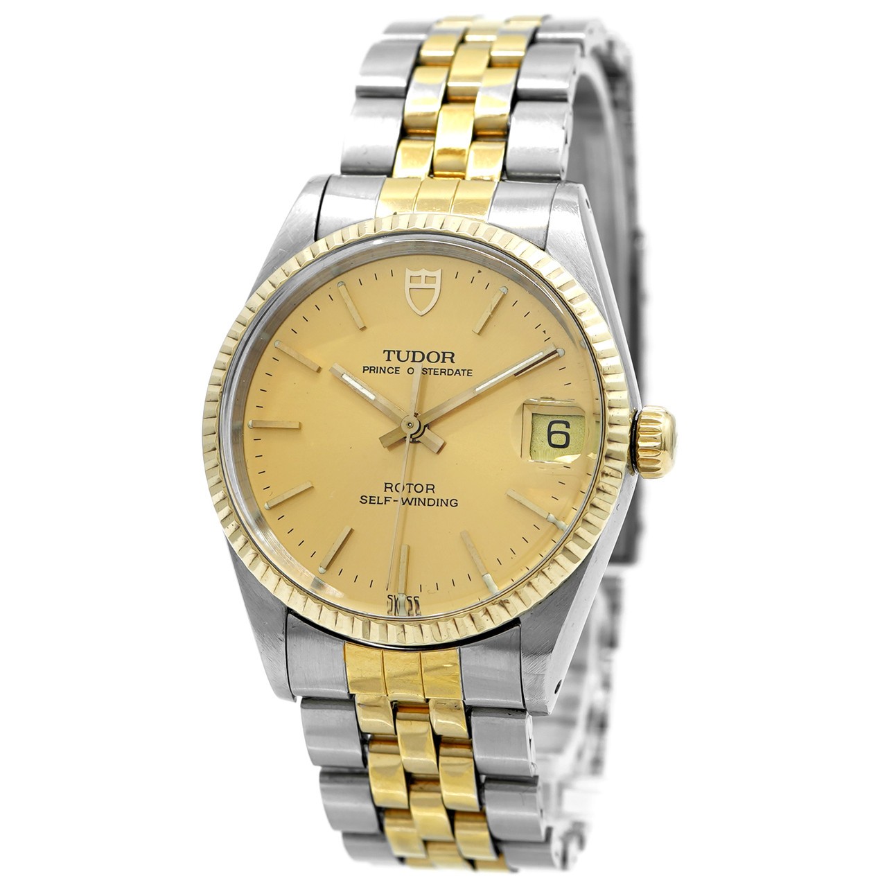 Tudor Watch Prince Oysterdate 72033 – Inventory 9076 Stainless Steel/Yellow Gold