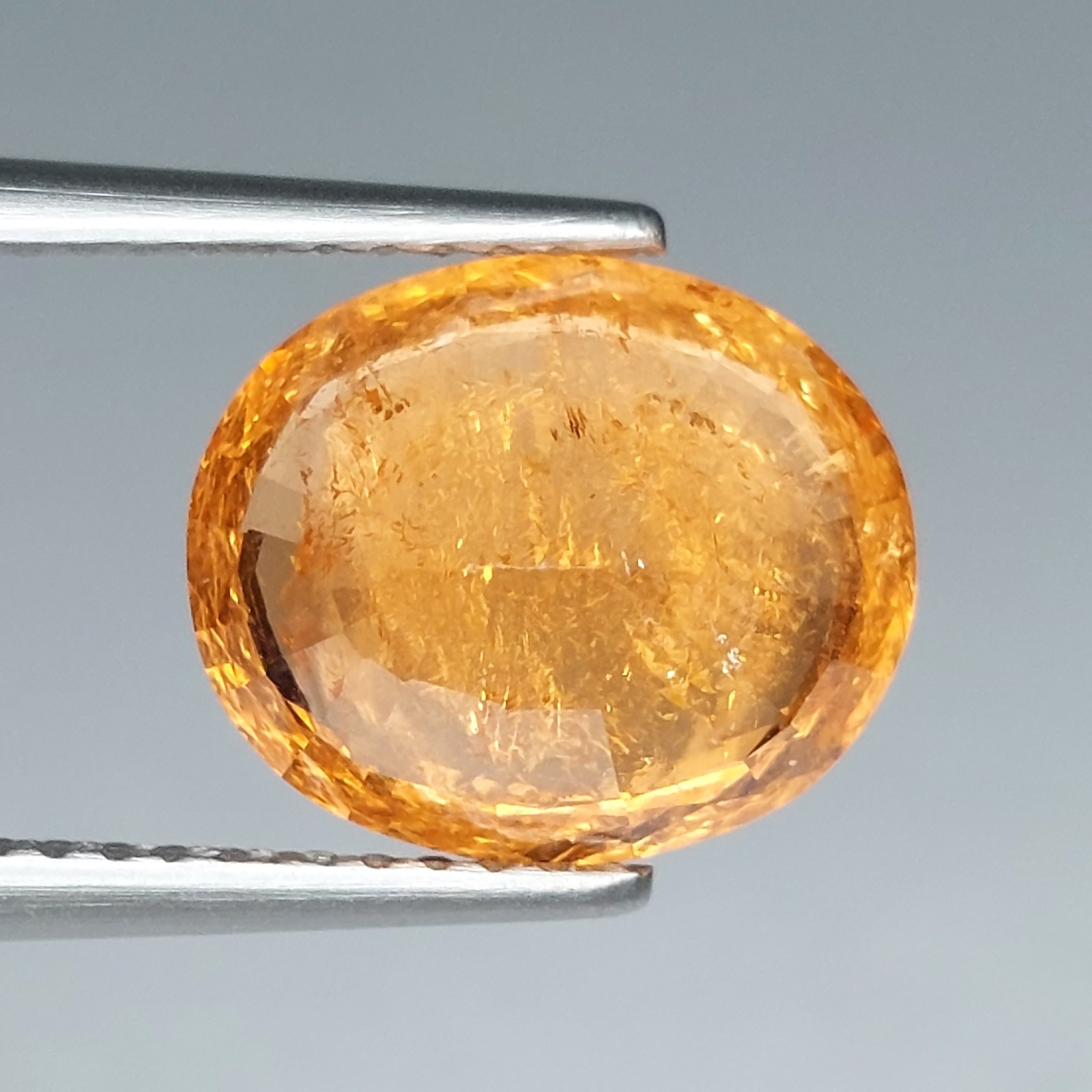 4.64Cts GORGEOUS OVAL SHAPE NATURAL SPESSARTINE GARNET LOOSE GEMSTONE