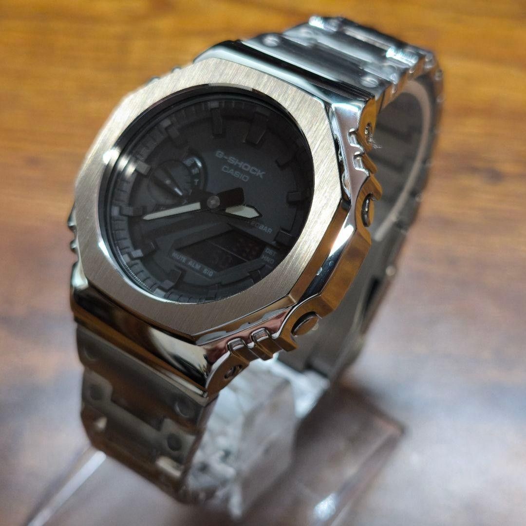 CASIO G SHOCK GA 2100 Metal Custom Quartz Watch