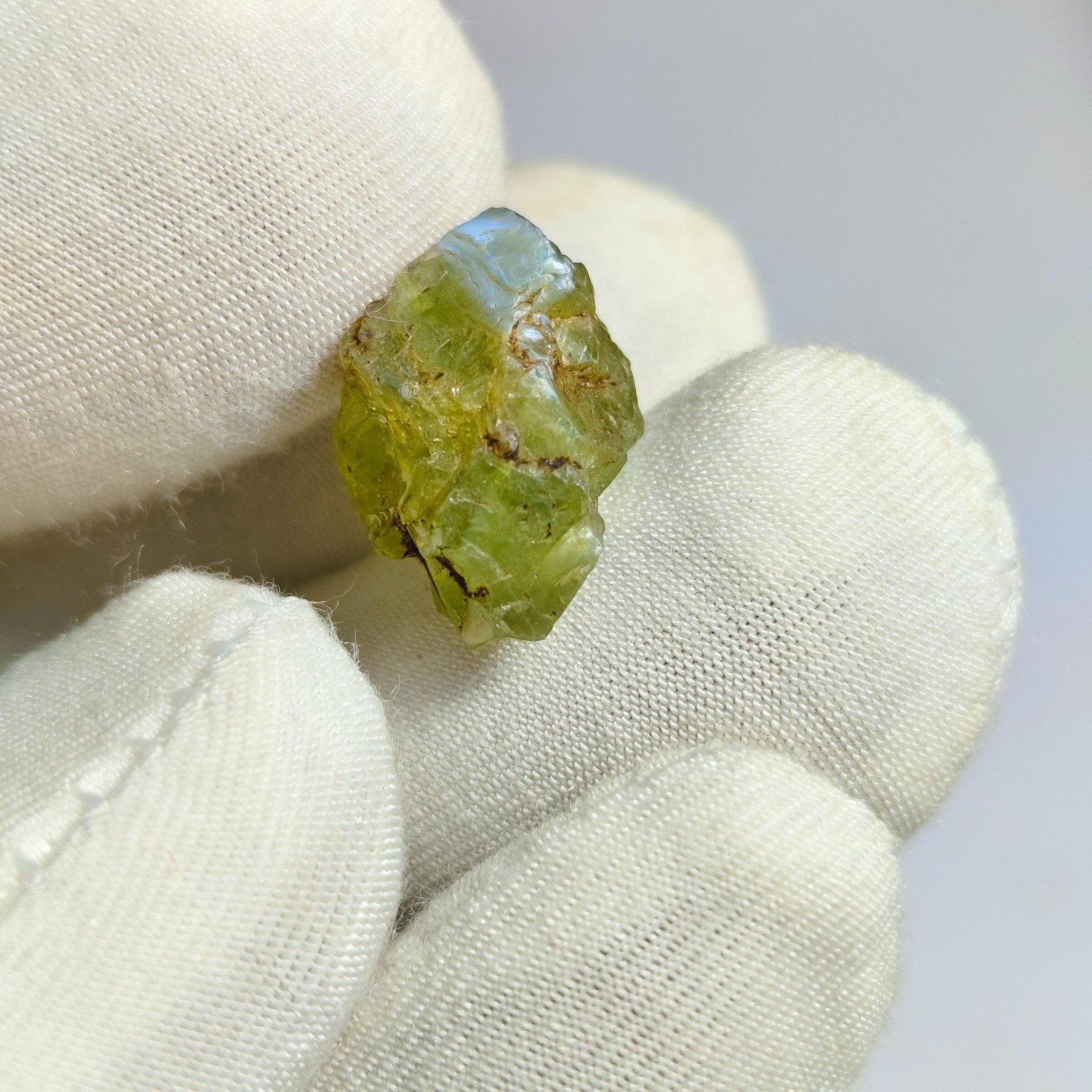 10.60 Ct Natural Alexandrite Loose Stone Uncut Raw Chrysoberyl Green Rough A-655