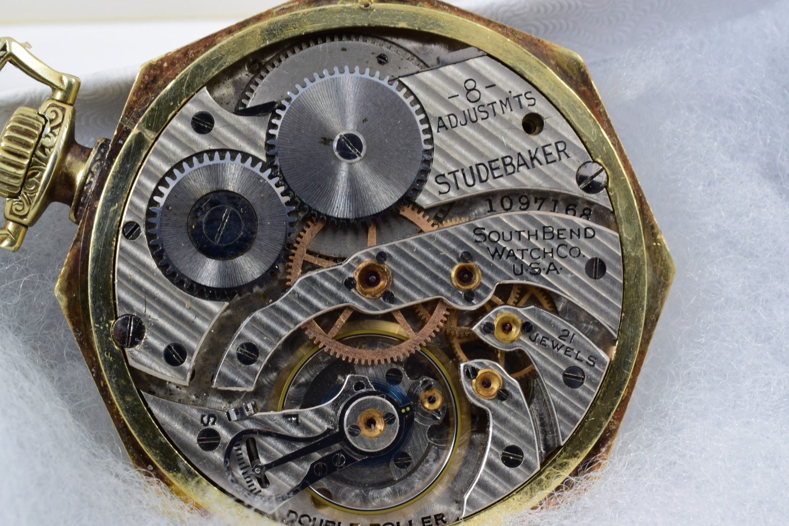 1924 South Bend 12s 14Gold-Filled 21j Studebaker Model 1 Pocket Watch