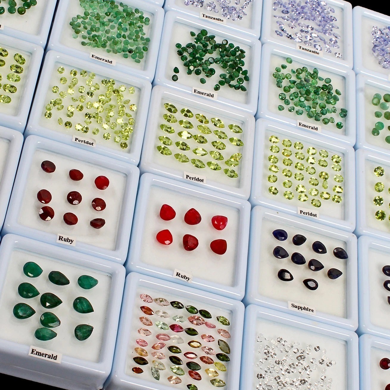 1038 Pcs Estate Genuine Semi Precious Loose Mix Cut Multi Gems 25 Lot Collection