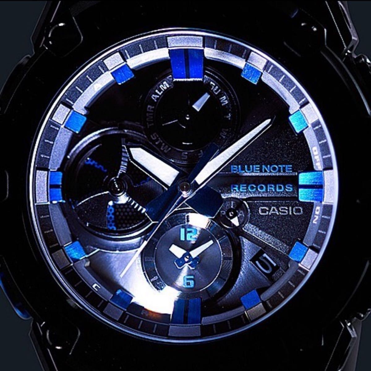 Rare CASIO G-Shock GST B100 Complete with Bluetooth BLUE NOTE RECORDS Collaborat