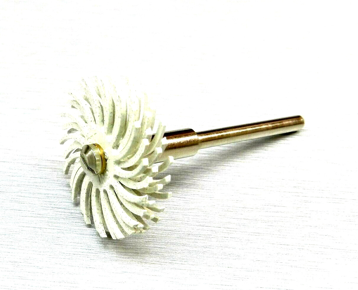 3M Radial Bristle Discs 1″ WHITE 120 Grit 3M Bristle Brush # 27613 Pack of 6