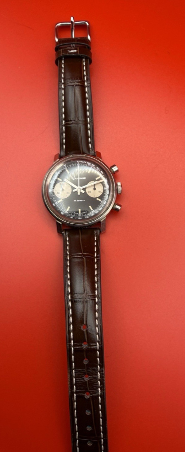 1960’s Vantage Chronograph by Hamilton – Valjoux 7733 Vintage RUNNING WELL