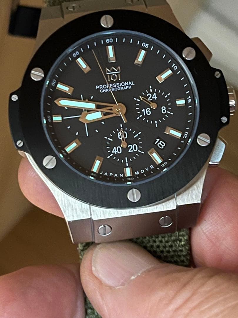 HYAKUICHI 08 Chronograph 10BAR DAY Rare, Excellent Condition, Working From Japan