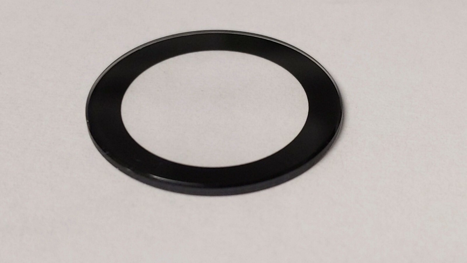 FOR Movado Bold crystal 25.0 x 1.3mm BLACK trim new for watch repair parts