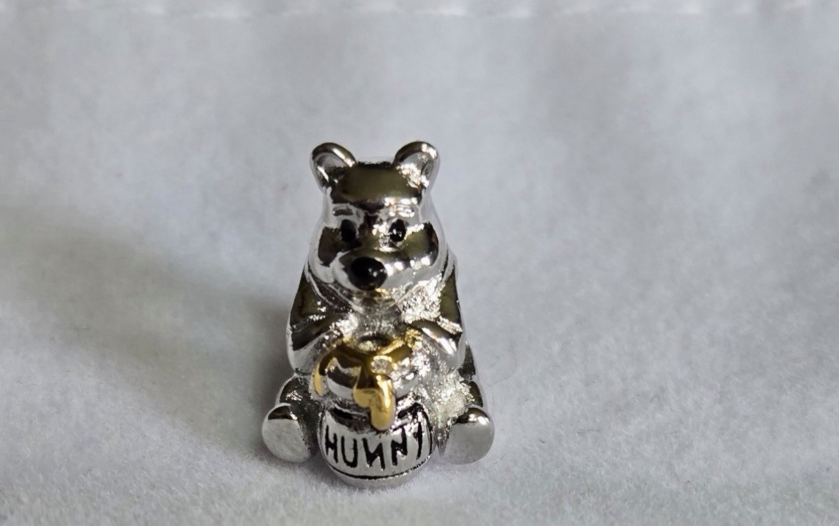 PANDORA Disney 100th Anniversary Winnie the Pooh Charm 100% Authentic with BOX