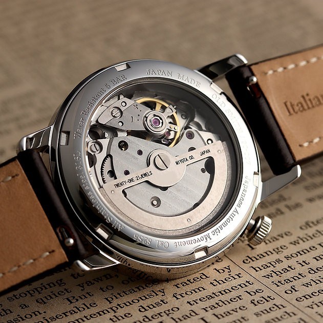 KUOE KYOTO OLD SMITH 90-007 Small Seconds Automatic Black Dial Cordovan Strap