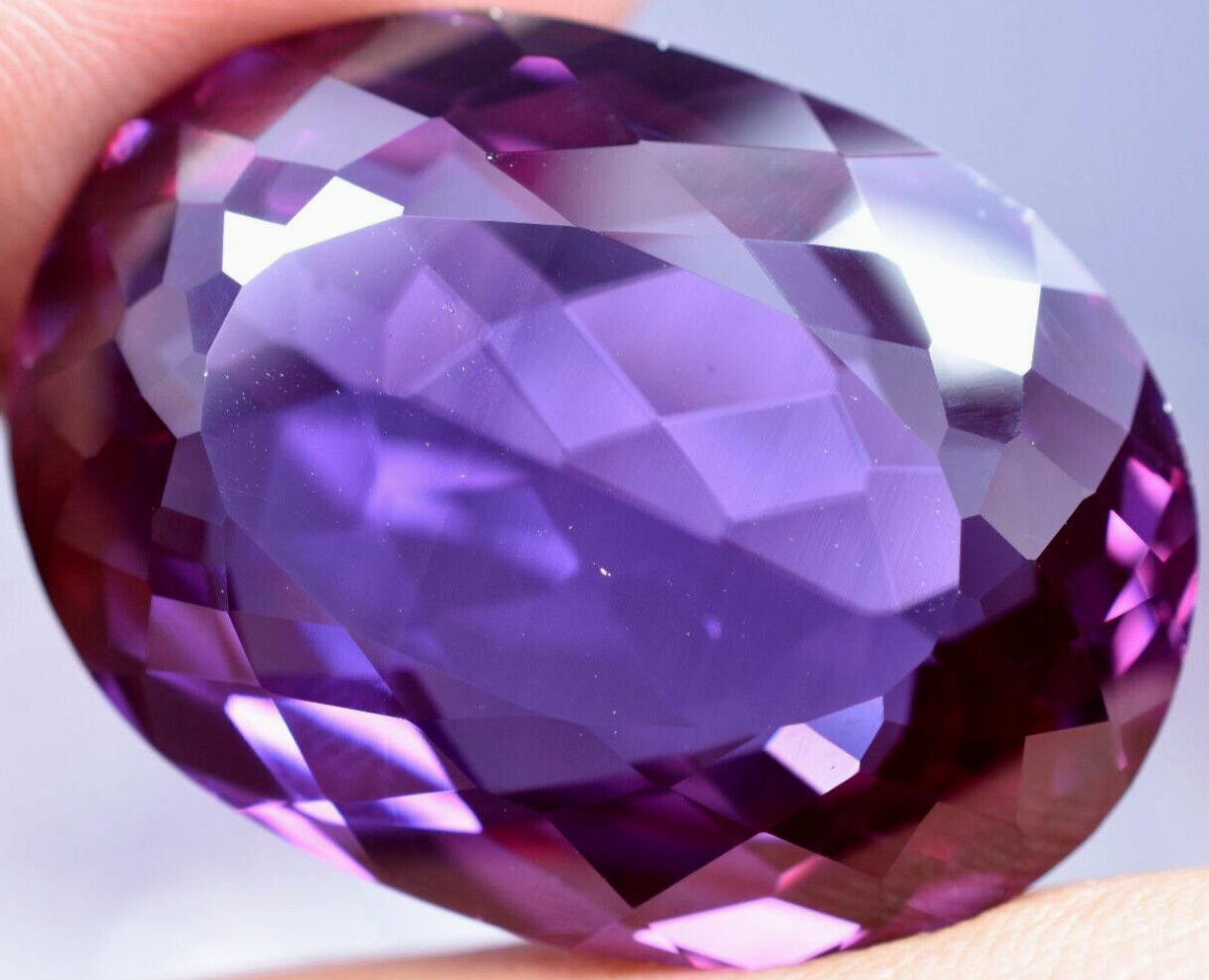 VVS 75.80 Ct Natural Color Change Alexandrite Flawless Certified Loose Gemstone